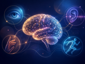 Illustration de l’apprentissage multisensoriel et du cerveau
