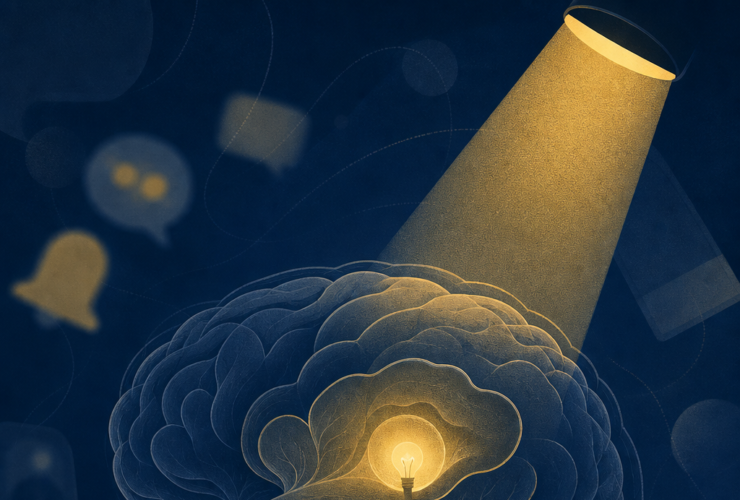 Illustration de l’attention du cerveau face aux distractions et à l’ennui