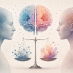 Illustration nuancée sur cerveau homme-femme et idées reçues