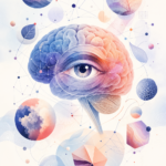 Illustration de la mémoire visuelle et du cerveau