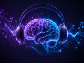 Illustration de la musique et de ses effets sur le cerveau
